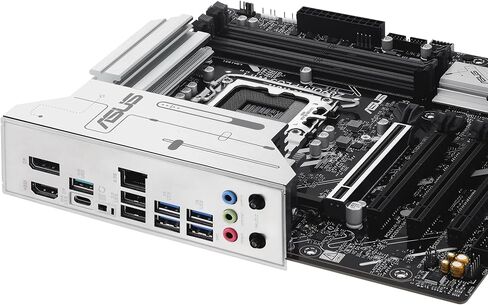 ASUS PRIME Z890M-PLUS WIFI: Intel Z890 LGA1851 DDR5 8400 DP HDMI Type-C 3x M2 USB3.2 WiFi 7 + BT AURA RGB 2.5Gbit LAN mATX 10+1+2+1 Power Stages, AI Technology, GlideX Motherboard in Saudi Arabia