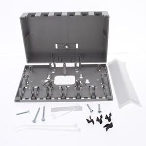#US Gray 6-Port Data Voice Media Keystone Housing Suace Mount Box ISB6GY in Saudi Arabia