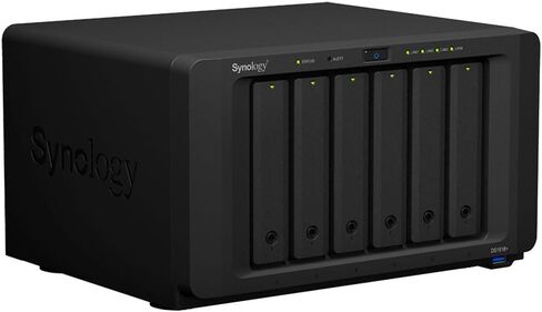 Synology DiskStation DS1618+ NAS Server for Business with Intel 2.1GHz CPU, 16GB Memory, 2TB SSD, 16TB HDD, DSM Operating System, iSCSI Target Ready in Saudi Arabia