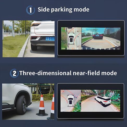 نظام كاميرا بانورامية BY-J 360 درجة لنظام Android، ثلاثي الأبعاد 1080P، مع ملحقات التركيب وكابلات الفيديو (360 Camera-1080P) in Kuwait