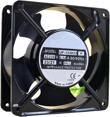 for UF-123823H AC 230V 0.14A 50/60Hz 23/21W 12cm 12038 120x120x38mm Silent Axial Ball Bearing Cooling Fan in Saudi Arabia