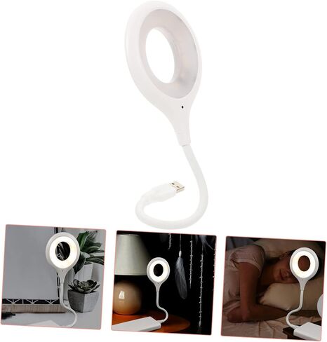 مصباح قراءة USB منشط بالصوت، تصميم مرن معقوفة للاستخدام بجانب السرير، ضوء ليلي محمول لغرفة النوم والمكتب والكلية وضوء USB متعدد الاستخدامات in Kuwait