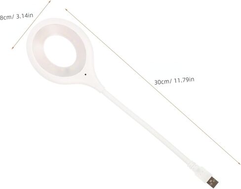 مصباح قراءة مرن يعمل بالصوت USB معقوفة بجانب السرير مع التحكم في وظيفة عكس الضوء للاستخدام في المكتب والكلية وغرفة النوم، محمول وسهل التخزين in Kuwait