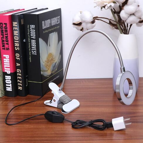 مصباح طاولة LED لحماية العين من صالون التجميل، إضاءة USB محمولة مع ألوان دافئة باردة لوصلات الرموش والعمل والقراءة، تصميم قابل للطي، استهلاك منخفض للطاقة، العناية بالعين in Kuwait