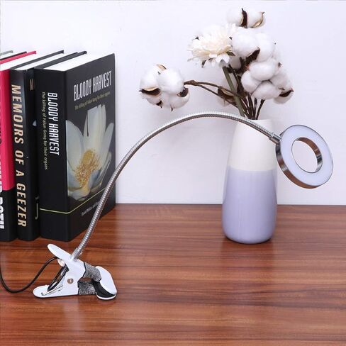 مصباح طاولة LED لحماية العين من صالون التجميل، إضاءة USB محمولة مع ألوان دافئة باردة لوصلات الرموش والعمل والقراءة، تصميم قابل للطي، استهلاك منخفض للطاقة، العناية بالعين in Kuwait