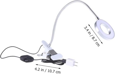 مصباح طاولة LED لحماية العين من صالون التجميل، إضاءة USB محمولة مع ألوان دافئة باردة لوصلات الرموش والعمل والقراءة، تصميم قابل للطي، استهلاك منخفض للطاقة، العناية بالعين in Kuwait