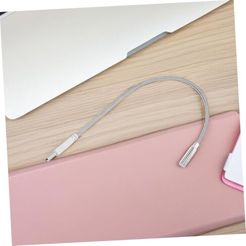 مصباح لوحة مفاتيح USB معقوفة قابل للتعديل للعناية بالعين، ضوء LED لأجهزة الكمبيوتر المحمول، مصباح مكتب USB صغير مرن، محمول للقراءة الليلية in Kuwait