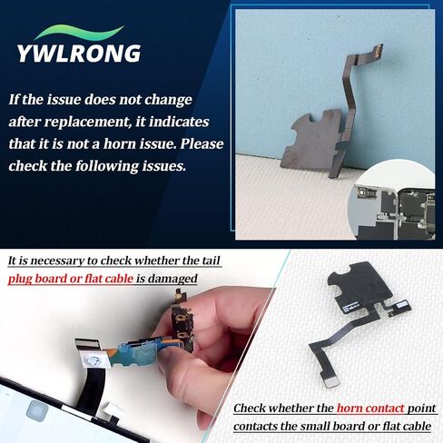 YWLRONG Earpiece Speaker for iPhone 15 Pro Max Ear Speaker Replacement for iPhone 15 Pro Max A3106 A2849 A3105 A3108 Replacement Light Proximity Sensor Flex Cable Earphone Assembly with Tools in Saudi Arabia