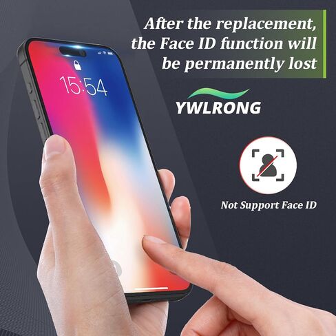 YWLRONG Earpiece Speaker for iPhone 15 Pro Max Ear Speaker Replacement for iPhone 15 Pro Max A3106 A2849 A3105 A3108 Replacement Light Proximity Sensor Flex Cable Earphone Assembly with Tools in Saudi Arabia