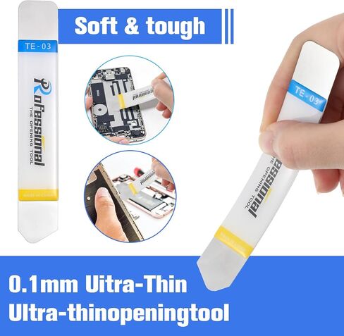 9 Pcs Mobile Cell Phone Repair Tools Kit, Professional Anti-Static Plastic and Metal Spudger Pry Opening Tool Set Phone Screen Repair Kit for Smartphone, Computer, Laptop, Tablet, Electronics in Saudi Arabia