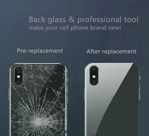 Back Glass Replacement for iPhone 13 Mini All Carriers with Professional Repair Tool Kit (Red) in Saudi Arabia