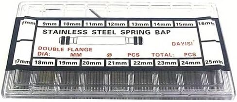360pcs/set Stainless Steel Watch Band Repair Kit - 1.5mm Spring Bar Strap Link Pins in 18 Sizes for DIY Watchmakers & Enthusiasts in Saudi Arabia