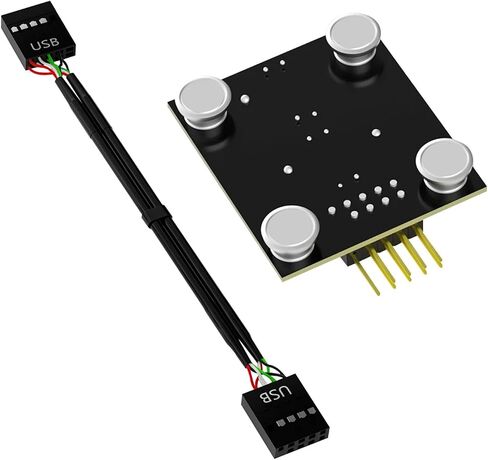 Type-E to USB 2.0 9Pin Mainboard Header Male Cable Extension Adapter with Pad Double USB 3.1 Front Panel Socket Front Panel Socket Adapter in Saudi Arabia