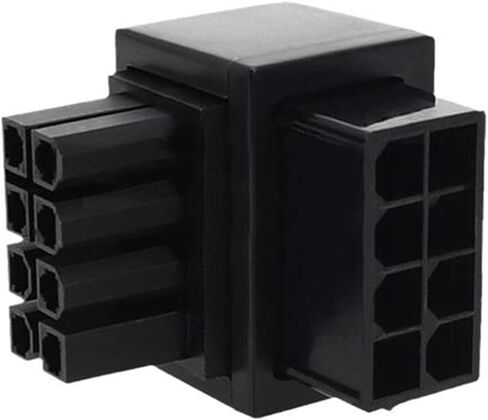 90 Degree Angle 8Pin Female to 8Pin Male 90 Degree Angled Adapter for Desktops Graphics Card Power Steering Power Steering Connector in Kuwait