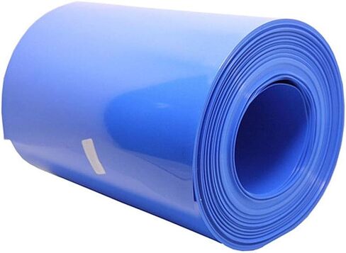 MDD Length 2M PVC Heat Shrink Tube Blue Shrinkable Cable Sleeve, for 18650 Lithium Battery Pack Insulating Sleeve (Size : 130mm) in Kuwait