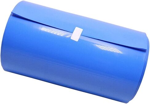 MDD Length 2M PVC Heat Shrink Tube Blue Shrinkable Cable Sleeve, for 18650 Lithium Battery Pack Insulating Sleeve (Size : 130mm) in Kuwait