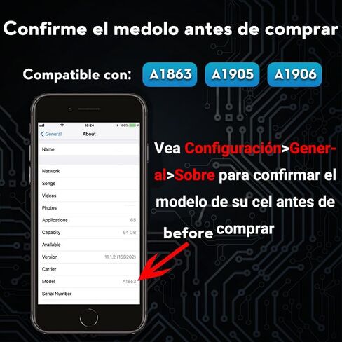 بطارية LL TRADER لهاتف iPhone 8، بطارية بديلة عالية السعة 7000 مللي أمبير في الساعة لهاتف iPhone 8، (A1863、A1905、A1906) مع مجموعة أدوات إصلاح كاملة 2025NEW in Kuwait