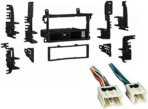 Harmony Audio متوافق مع Nissan Xterra 2000 2001 2002 2003 2004 Single DIN ستيريو تسخير راديو تثبيت مجموعة أدوات القياس in Saudi Arabia