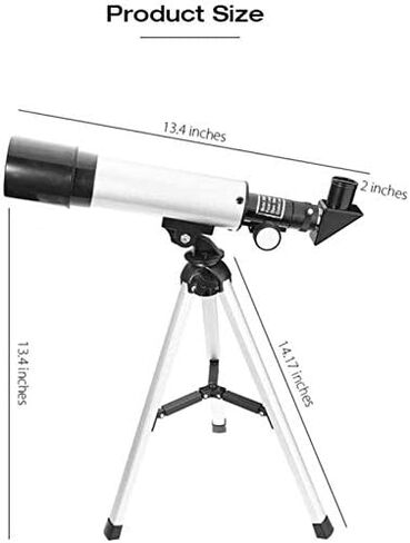 Portable Astronomical Binoculars with Tripod - Clear Refracting Telescope Lens for Indoor/Outdoor Use MJE319 in Saudi Arabia