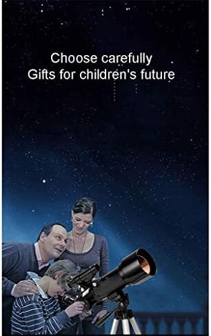 Children's 70mm Aperture Astronomical Telescope - Entry-Level 400mm AZ Mount Refractor (MJE319) in Saudi Arabia