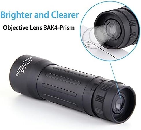 Mini Pocket Monocular Telescope 10X25 - Portable Compact Binoculars for Hunting and Camping in Saudi Arabia