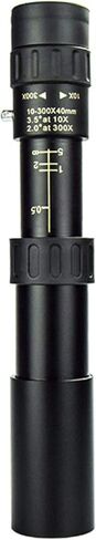 Professional 10-300X Zoom Monocular Telescope - HD 4K Portable Long Range Binoculars with Bak4 Prisms for Camping in Saudi Arabia