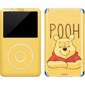 ملصق Skinit لمشغل MP3 متوافق مع iPod Classic (الجيل السادس) 80 جيجابايت - تصميم بورتريه ديزني ويني ذا بوه مرخص رسميًا in Kuwait