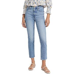 Madewell Perfect Vintage Jeans with Rips and Raw Hem in Bradwell Wash Bradwell Wash 30 in Saudi Arabia