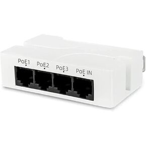 1 في 3 خارج PoE موسع الفاصل 4 منافذ 100/1000M موسع الشبكة لمحول PoE (100 ميجابت في الثانية) in Kuwait