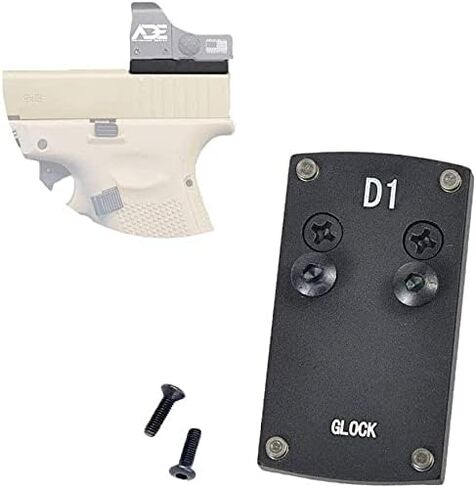 لوحة تركيب بصرية ADE لجهاز Glock (غير MOS، شريحة غير ما بعد البيع)، Taurus GX4، G3C، Canik TP9SF لتناسب Vortex Venom/Viper، Burris Fastfire، ADE RD3، Sightmark Minishot، Doctor Red dot in Saudi Arabia