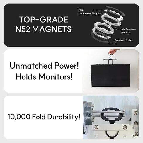 حامل حلقة الهاتف لجراب MagSafe، قبضة هاتف خلوي مغناطيسية قوية، مسند يدور 360 درجة متوافق مع iPhone وAndroid. in Saudi Arabia