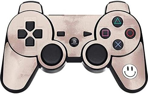 Skinit Decal Gaming Skin Compatible with PS3 Dual Shock Wireless Controller - Originally Designed Taupe Tie Dye Design in Saudi Arabia