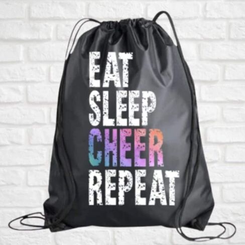 حقيبة رقص برباط للفتيات، حقيبة الظهر Eat Sleep Dance Repeat ، حفلات الرقص، حقيبة رياضة عيد الميلاد in Kuwait
