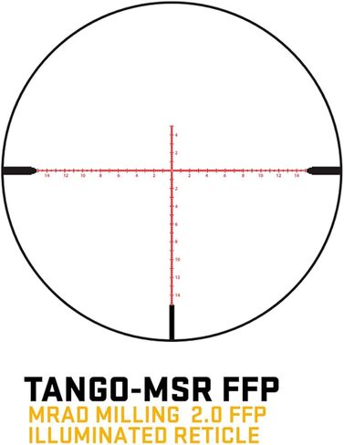 SIG SAUER Tango-MSR 5-30x56mm أنبوب 34 مم F1/المستوى البؤري الأول عالي التكبير متين مقاوم للصدمات ومقاوم للماء ومضاد للضباب، منظار صيد أسود، أغطية عدسات و34 مم Alpha-MSR 1.420 بوصة متضمن in Saudi Arabia