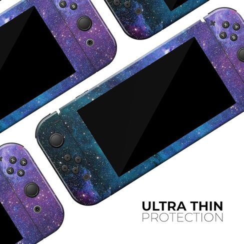 Design Skinz - Compatible with Nintendo Switch OLED Dock Only - Skin Decal Protective Scratch-Resistant Removable Vinyl Wrap Cover - Azure Nebula in Kuwait