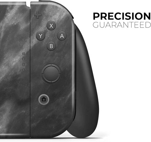 Design Skinz - Compatible with Nintendo Switch OLED Console + Joy-Con - Skin Decal Protective Scratch-Resistant Removable Vinyl Wrap Cover - Black and Chalky White Marble in Kuwait