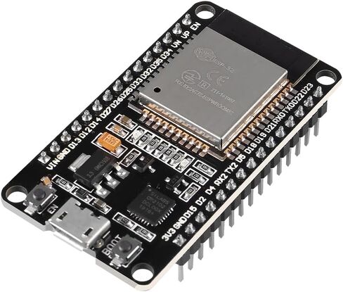 1PCS ESP32 Development Board ESP-32S WiFi ESP-WROOM-32 Microcontroller 2.4GHz Dual-Core WiFi Bluetooth Processor Integrated Chip CP2102 in Saudi Arabia