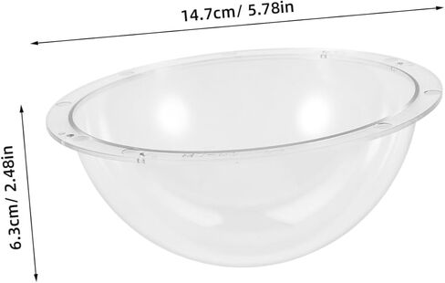 TEHAUX Weatherproof Cover Clear Acrylic Dome Shield Protector for Outdoor Security Impact Resistant and Easy Maintenance for Systems in Saudi Arabia