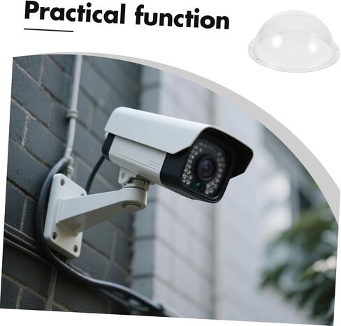 TEHAUX Weatherproof Cover Clear Acrylic Dome Shield Protector for Outdoor Security Impact Resistant and Easy Maintenance for Systems in Saudi Arabia