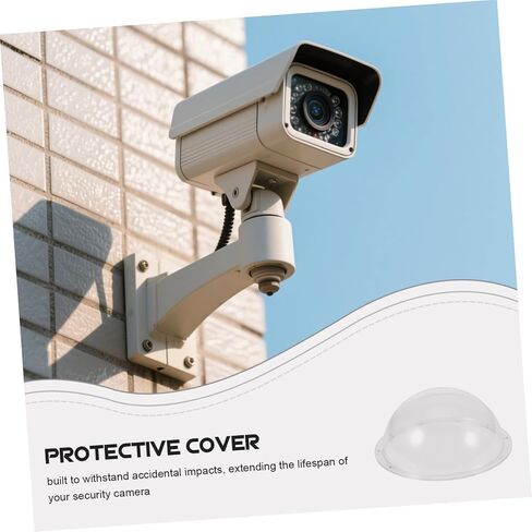TEHAUX Weatherproof Cover Clear Acrylic Dome Shield Protector for Outdoor Security Impact Resistant and Easy Maintenance for Systems in Saudi Arabia