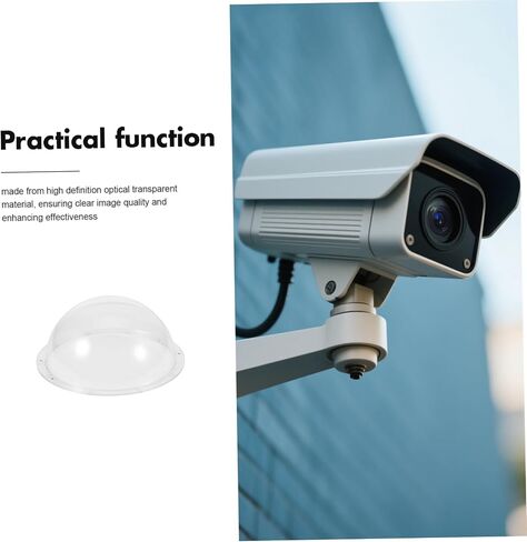 TEHAUX Weatherproof Cover Clear Acrylic Dome Shield Protector for Outdoor Security Impact Resistant and Easy Maintenance for Systems in Saudi Arabia