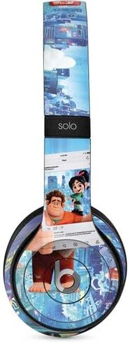 غلاف صوتي من Skinit متوافق مع Beats Solo 2 Wired - تصميم Disney Wreck-it Ralph وVanellope Instagram Pose المرخص رسميًا in Kuwait