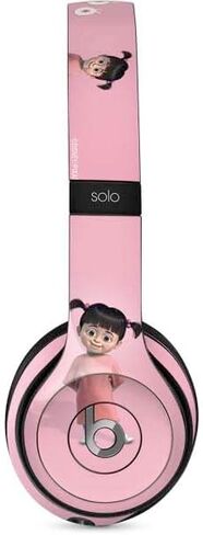 Skinit Decal Audio Skin Compatible with Beats Solo 2 Wired - Officially Licensed Disney Monsters Inc. Boo Portrait Design in Saudi Arabia