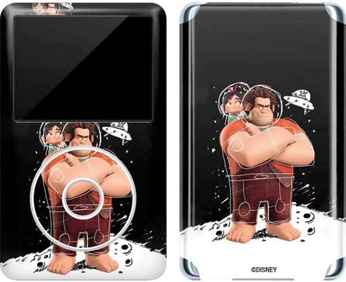 Skinit Decal MP3 Player Skin Compatible with iPod Classic (6th Gen) 80GB - Officially Licensed Disney Wreck-it Ralph and Vanellope Space Sketch Design in Saudi Arabia