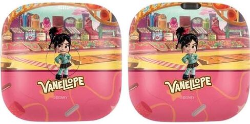 غلاف صوتي من Skinit متوافق مع PowerBeats Pro - تصميم رسم فضاء ديزني Wreck-it Ralph وVanellope مرخص رسميًا in Saudi Arabia