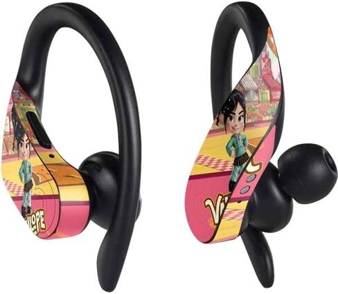 غلاف صوتي من Skinit متوافق مع PowerBeats Pro - تصميم رسم فضاء ديزني Wreck-it Ralph وVanellope مرخص رسميًا in Saudi Arabia