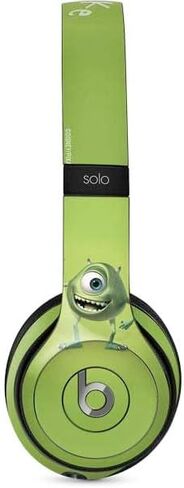 غلاف صوتي من Skinit متوافق مع Beats Solo 2 Wired - مرخص رسميًا من Disney Monsters Inc. تصميم Mike Portrait in Saudi Arabia