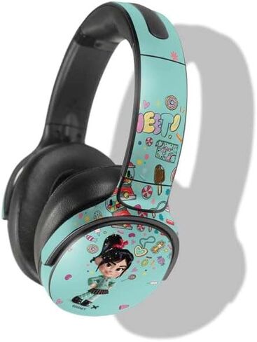غلاف صوتي من Skinit متوافق مع Skullcandy Venue - تصميم أيقونات ديزني Wreck-it Ralph Vanellope Sugar مرخص رسميًا in Saudi Arabia