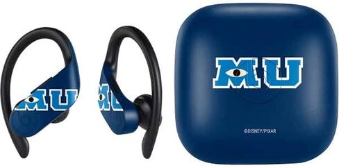 Skinit Decal Audio Skin Compatible with PowerBeats Pro - Officially Licensed Disney Monsters University School‚Äôs Emblem Design in Saudi Arabia