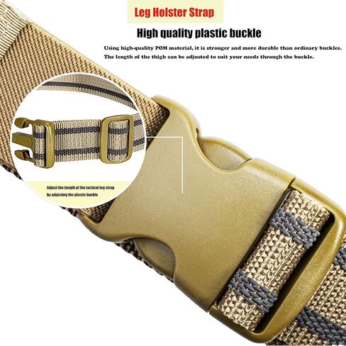 Leg Strap for Holster, Tactical Thigh Strap Leg Belt for Gun Holsters Knife 1.5in/36mm EDC Leg Hanger for Men Women in Saudi Arabia